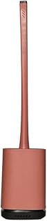 mts Toilet Brush Cleaner Household Wall-Mounted Soft Hair Silicone Head Toilet Brush,Without Dead Angle Long Handle Bathroom Cleaning Tool Set with Base (Color : Bean Paste Powder)