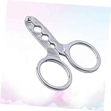 BESTonZON 2個亜合製 メロン用はさみ ナッツクラッカー クルミ シェルオープナー 滑り止めハンドル 家用キッチンツール 鋸歯状刃 兼用設計