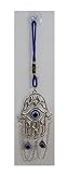 Metal Home Blessing Hamsa Hand Door Wall Car Hanging Blue Evil Eye Luck Decor 345