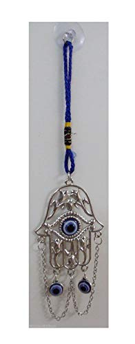 Metal Home Blessing Hamsa Hand Door Wall Car Hanging Blue Evil Eye Luck Decor 345 #TOP18