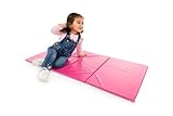 Sleeping Lionzzz Pink & Grey Value Baby Sleeping Mat, Foldable Waterproof Changing Mat, Padded Baby Sleep Travel Mattress, Kids Bed Baby Products | Baby Essentials for Newborn (Pink/Grey)