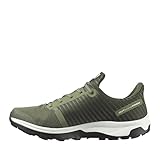 Contagrip MA Salomon Outbound Prism Gore-Tex (impermeable) Hombre Zapatos de trekking, Verde (Deep Lichen Green/Olive Night/Vanilla Ice), 40 EU