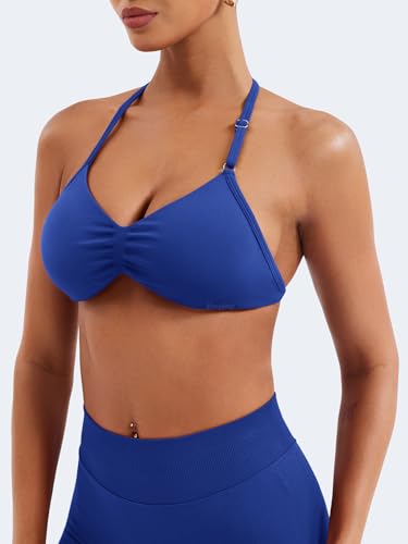 Image of VOYJOY Impact Strappy Bra Sports Bras for Women Basic Workout Gym Yoga Bra