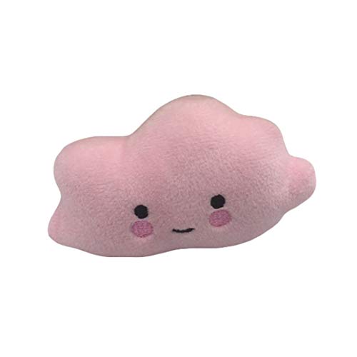PetPhindU Puppy Squeaky Teeth Cleaning Toys, Cloud Stuffed Toy Plush Interactive Toy for Puppies Teething Medium Puppy Pet Dog Plush Toy