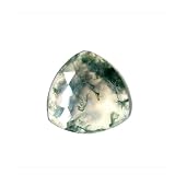 Top Quality Natural Moss Agate Gemstones, Trillion Shape Large Gemstones, Loose Jewellery Making.