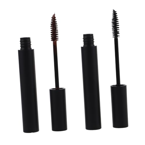 SHERCHPRY Lot De 2 Colorations Temporaires Pour Sourcils Et Barbe Pinceaux Brosse Précision Noir Et Marron Usage Unique Hommes Soin Visage Application Facile