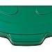 Global Industrial 55 Gallon Garbage Can Lid, Green