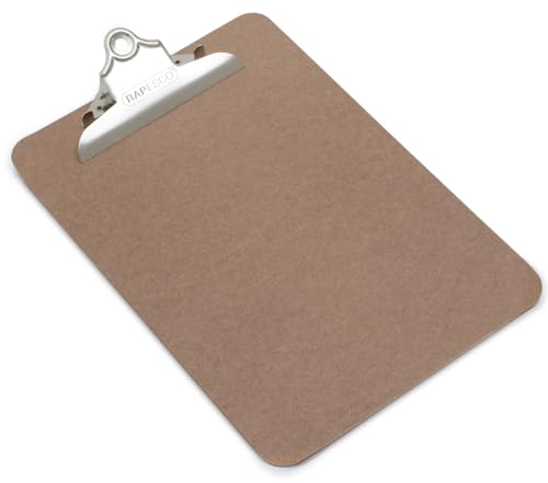 Rapesco Clipboard Masonite Waterproof A4 Brown Ref VHBCB003