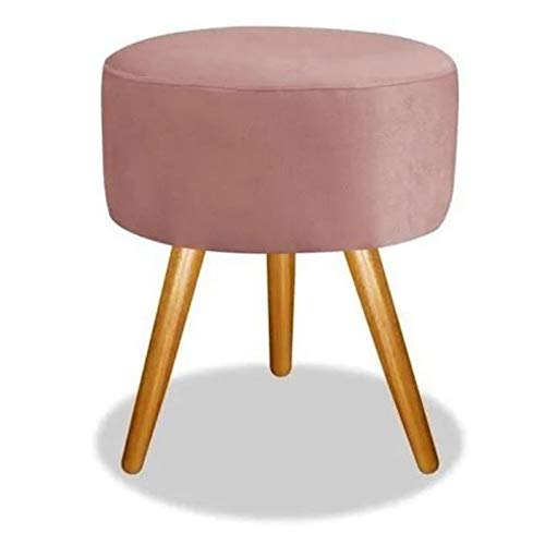 Puff para Sala Nina Platinum Decor Rosê