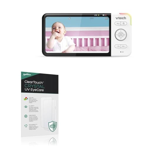 BoxWave Screen Protector Compatible With VTech RM5764HD - ClearTouch Crystal Anti-UV EyeCare (2-Pack), Filters out Harmful Blue Light Reduce Fatigue