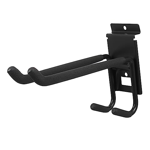 ORFOFE 1pezzi Gancio Doppio Da Parete Per Garage e Magazzino Gancio Multiuso in Materiale Robusto Per Carichi Pesanti Organizzatore Multi-strumento Per Attrezzi Scale e Bici