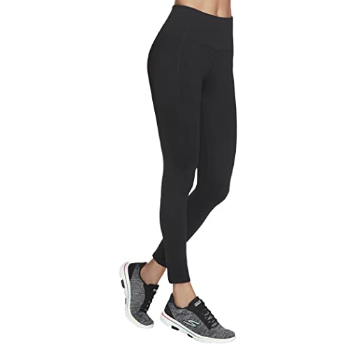 Skechers Womens Gowalk Fl Hw Legging Yoga Pants, Bold Black, M UK - Image 3