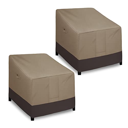 Outdoor chair cover set, weatherproof 2-pack