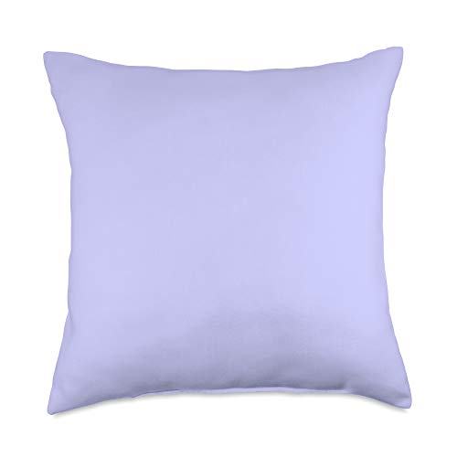 Periwinkle Blue Plain Solid Color Simple Classic Throw Pillow