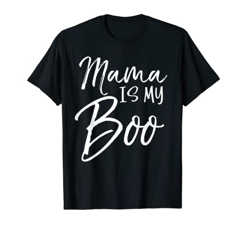 Linda cita de Halloween para niños de mamá Funny Mama is My Boo Camiseta