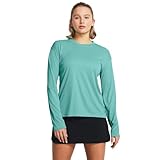 Under Armour Women's Iso-Chill Shorebreak Long Sleeve, (482) Radial Turquoise/Radial Turquoise/Coastal Teal, Medium