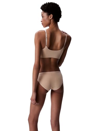 Calvin Klein Women's Invisibles Comfort Seamless Adjustable Skinny Strap Bralette Bra2