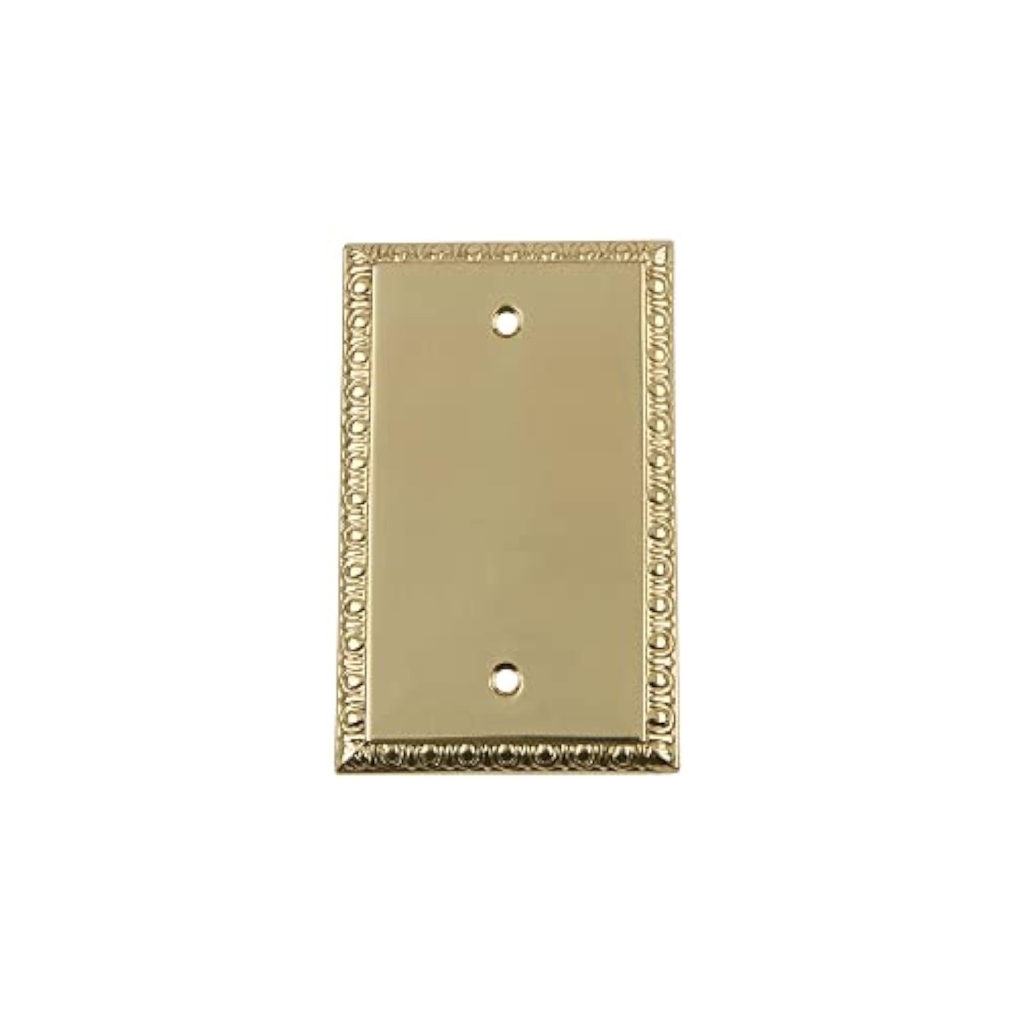 Warehouse Egg and Dart Switch Plate with Blank Cover