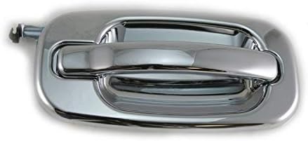 Miniatura 7 de AM Autoparts Juego de manijas de puerta exterior cromadas traseras para camioneta Chevy GMC Cadillac