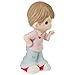 Precious Moments Valentine's Day Figurine | Love is in The Air | Bisque Porcelain Figurine | Valentine's Day Gift | Sweetheart Gift | Hand-Painted (Boy)