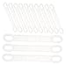 MAGICLULU 50pcs Non-Slip Hanger Strip Silicone Grip for Clothing Wood Hanger Grips Clothing Hanger Grips Coat