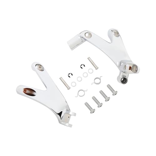 Kit support de pédales arrière moto pour FLSB et FXFB avec maintien antidérapant