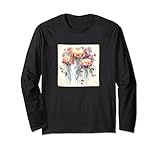 Jellyfish With Succulents Around Boho Style Merch