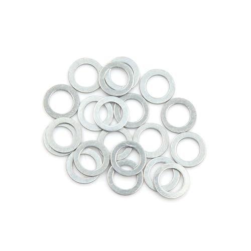 Image of 20pcs Engine Oil Crush Washers Drain Plug Gaskets 8mm ID. 12mm OD. for Car Vehicle Components
