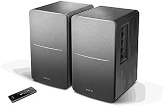 Edifier R1280T Active Bookshelf Speakers - 2.0 Near Field Monitors - Studio Monitor Speaker - Wooden Enclosure - 42 Watts RMS- BLACK