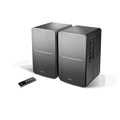 Edifier R1280T Noir- Enceintes Studio et Bibliothèque Actives 42W, Télécommande IR, 2 Entrées RCA, Ampli Intégré, Pour PC, Portable, Mac, Téléphone et Hi-Fi - Les Beatles, Paul McCartney, John Lennon, RIngo Starr, George Harrison