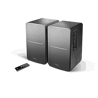 Edifier R1280T Noir- Enceintes Studio et Bibliothèque Actives 42W, Télécommande IR, 2 Entrées RCA, Ampli Intégré, Pour PC, Portable, Mac, Téléphone et Hi-Fi - Les Beatles, Paul McCartney, John Lennon, RIngo Starr, George Harrison