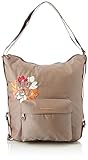 Logo ricamato frontale Mandarina Duck Borsa a Spalla Beige (Taupe) Md20 Blossom P10jgt09 31x39x14 (L x H x W)
