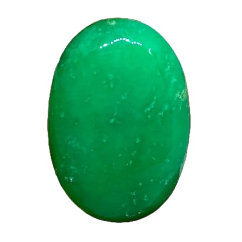 Chrysoprase naturelle ovale 33x22mm cabochon en vrac pour création de bijoux DIY