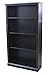 60 in. Poplar Open Bookcase with Plain Base European Dark Blue