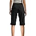 txxeoss Bermuda Cargo Shorts for Women with 6 Pockets Knee Length Twill Half Casual Dressy Shorts Pants Bottoms A-Black