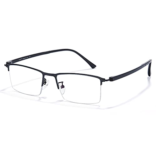 Image of Cyxus Blue Light Blocking Glasses for Men Woman Semi Rim Computer Gaming Office Study Eyeglasses with UV Protection 8003T01