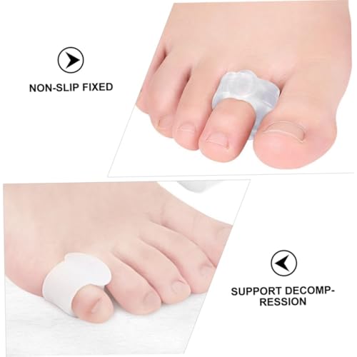 Beavorty Supple Spacer 8Pcs for Bunion Hallux Separator Comfortable Foot Care Supplies