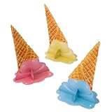 Fun Express 7' x 10' Melting Ice Cream Cone Cardstock Centerpieces - 3 Pieces