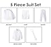 Spring Notion Big Boys' Modern Fit White Suit Set 07
