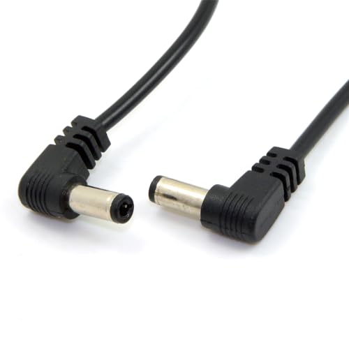 Cable DC Power 5.5 x 2.1mm macho ángulo 60cm miniatura 5
