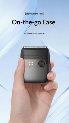 Afeitadora eléctrica recíproca de doble hoja contra la barba dura e impermeable 2
