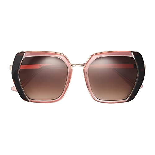 Nine West Women's Harper Geo Sunglasses2
