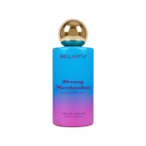 Image of BELLAVITA Dreamy Marshmallow | Long Lasting EDP | 100ml | Perfume for Man | Perfume for Woman | Smells Like a Snack | Marshmallow, Strawberry, Vanilla & Musk | Premium Unisex Gourmand Fragrance