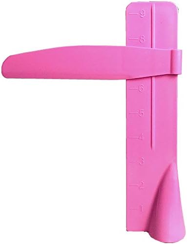Adjustable Cake Smoother Tool for Icing, Fondant Cream smoothing. (Pink)