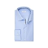 Seidensticker Herren Business Hemd, hellblau, 45