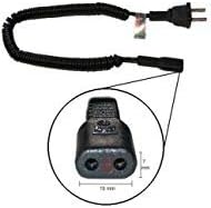 AC Shaver Cord fits Many Norelco, Braun, Remington and Others (Check Measurements or Shaver List for Compatibility)