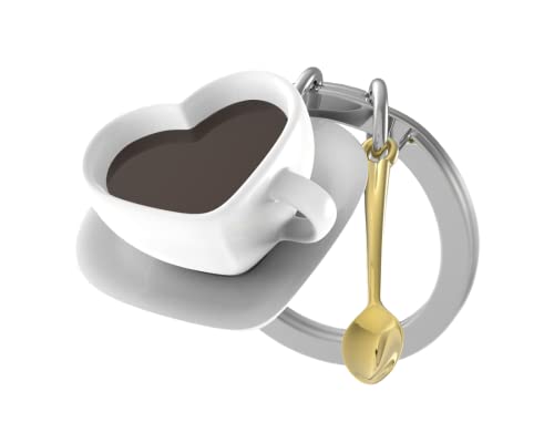 Porte-clés Tasse à café cœur METALMORPHOSE MTM216-01 design original