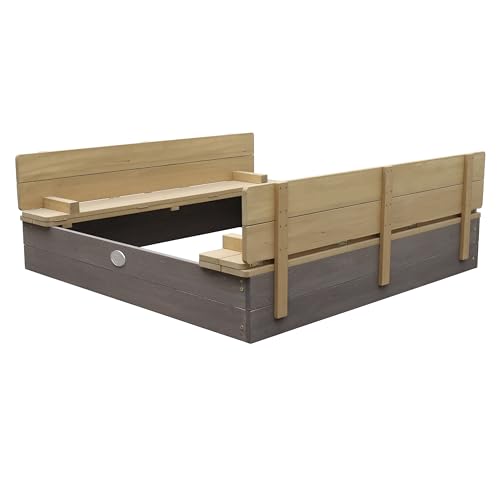 Arenero de madera para niños AXI Ella XL que mantiene la arena limpia y seca