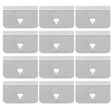 Suuonee Wind Deflector Clips, Universal Car Stainless Steel Wind Rain Deflector Channel Fixing Retaining Clips Set(12pcs)