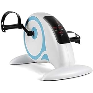 Pedaaltrainer, bureau, elektrische elliptische machine, revalidatie, mini-hometrainer, zittende compacte beenventermachine met LCD-schermen